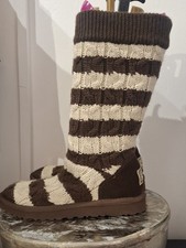 Ugg Knit Boots Size 5.5 Brown