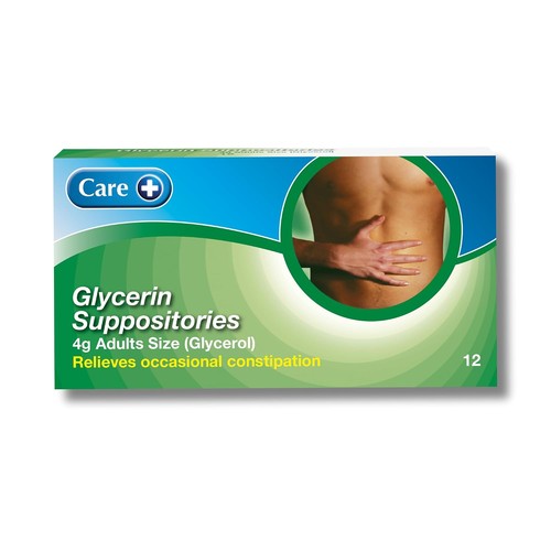 Care glycerin suppositories - care,