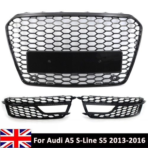 Honeycomb front bumper grille - front,