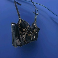 Little Black Skirt And Bustier Set