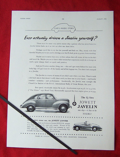 Jowett javelin litre 1952 - 1.5,