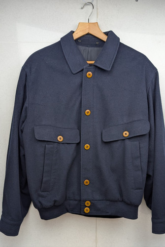 Aquascutum navy blue alpaca - navy,