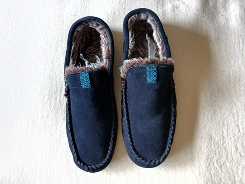 Men moshulu suede slippers - suede,
