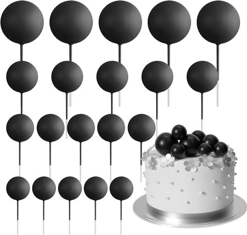 20pcs balls cake topper - cake,