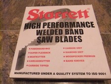 2298mm Starrett bandsaw  Kity 513,  613 machines spare for wood metal & plastic