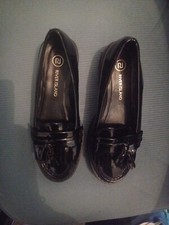 River Island Womens Beige Flat Loafer Shoes Size UK 4