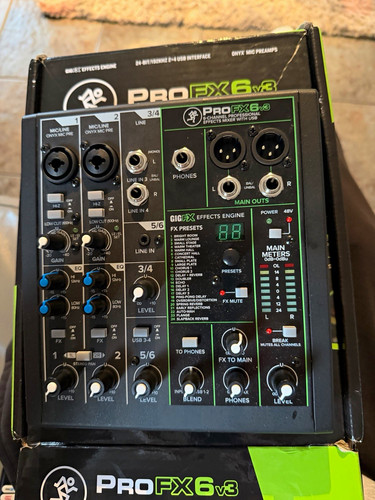 Mackie profx6v3 channel - mackie, 6-channel