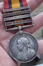 A BOER WAR QSA MEDAL, FOUR
