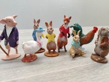 F W & Co Beatrix Potter Peter Rabbit Figures x8 Characters P2617