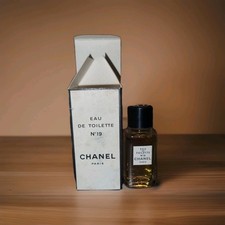 New Vintage Chanel N°19 1970 Eau De Toilette EDT 19ml splash boxed full unused