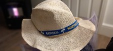 Guinness /Murphys Large Straw  Sun Hat Priced For quick Sale