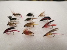 12 NEW traditional wet flies