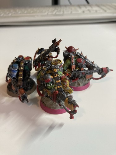 Four ork burna boyz - burna, orks