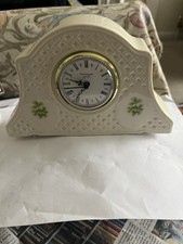 Donegal Parian China - Irish Claddagh Mantle Clock - Vintage Ireland ornament 