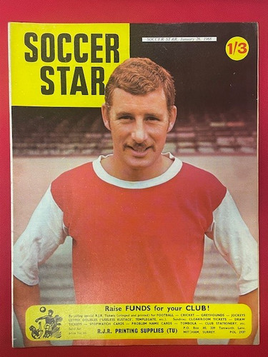 1968 soccer star - soccer, magazine