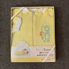 Vintage Baby Terry Yellow