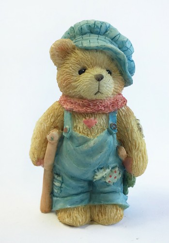 Tiny ted bear - "god, bless