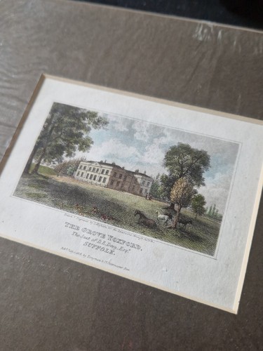 Antique print the grove - antique,