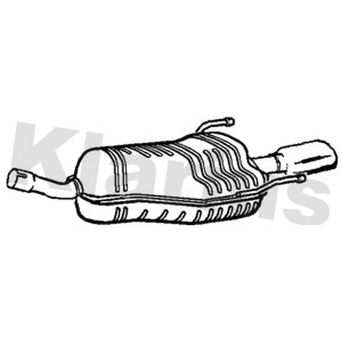 Exhaust rear back box - exhaust,