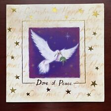 Beautiful design 6 Dove of Peace Christmas Cards With Printed Inserts/Envelope