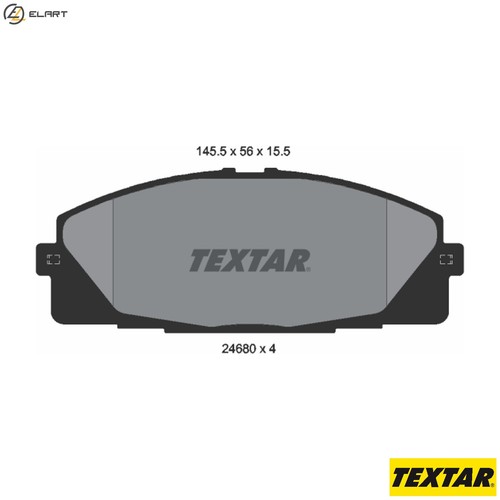 Brake pad set disc - brake,