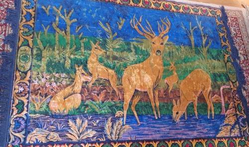 Vintage large tapestry wall - tapestry,