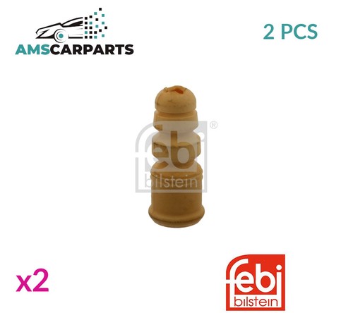Rubber buffer bump stop pair - rubber,
