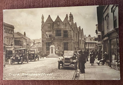Antique postcard truro - antique,