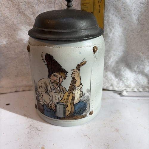 Mettlach beer stein liter - mettlach,