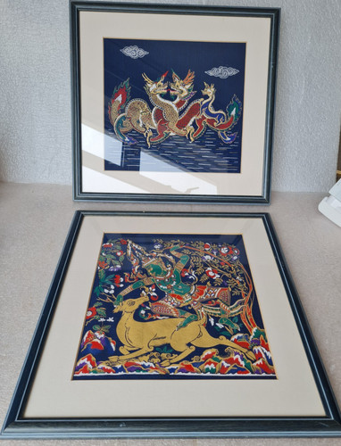 Pair framed buddhist - pair,
