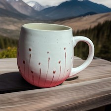 Aphorism Art Mug Pink Lines