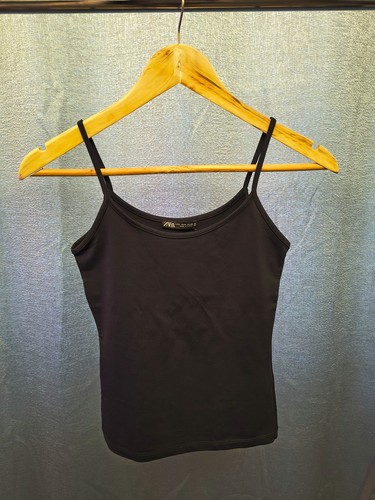 Women basic black tank - basic,