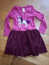 Palomino C&A Sequin Unicorn Dress 6-7 Worn Once Gorgeous Cotton Sparkly Skirt
