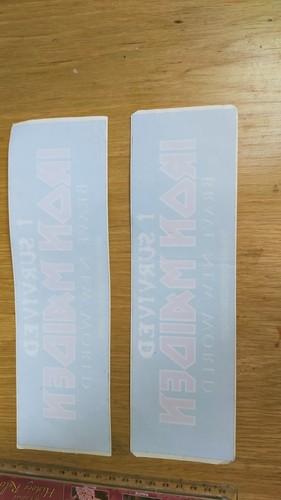 Iron maiden window sticker - window,