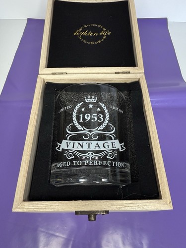 Whisky glass 1953 engraved - whisky,
