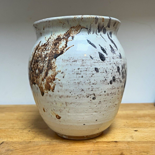 Studio pottery vase with - studio,