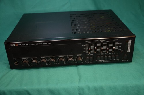 Inter pa2000 public address - pa2000,