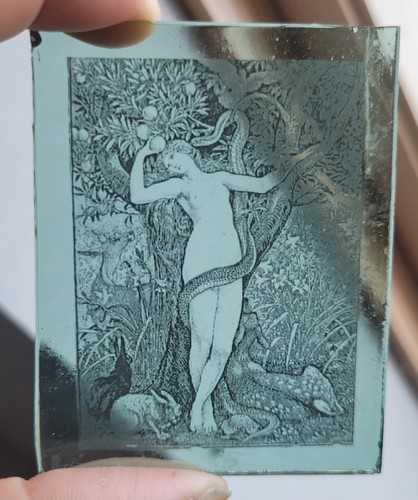 Stained glass art nouveau - nouveau, eve