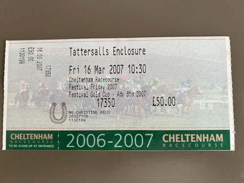 Cheltenham racecourse unused - racecourse,