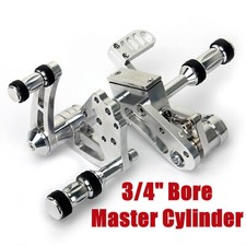 CNC 3/4" Forward Control Footpegs For Harley Shovelhead Big Twin Rigid 1958-1979