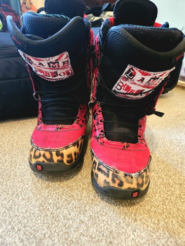 Burton b snowboard - l.a.m.b, boots
