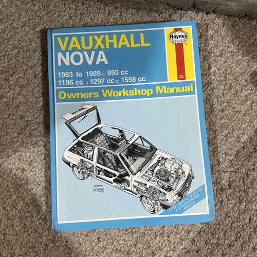 Haynes manual vauxhall - manual, nova