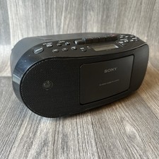 SONY CFD-S50 Portable CD/Cassette/Radio Player/Stereo. MEGA BASS. 3b