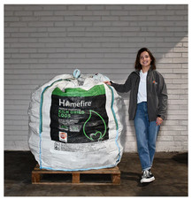 Kiln Dried Logs Firewood Home Heat Stove Fireplace Hardwood Fuel 1m3 Bulk Bag