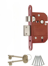 ERA Fortress 5 Lever Mortice Sashlock BS 3621 2.5 Inch / 64mm High Security Lock