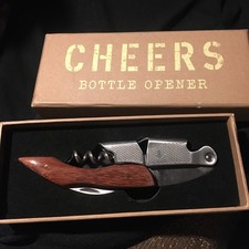 CHEERS Pocket / Hand Held Bottle  Opener  By Kit Bag - Boxed