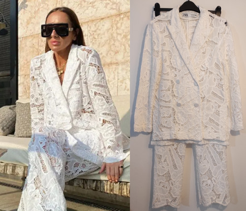 Zara white guipure lace - guipure,