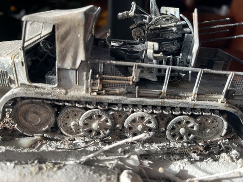 Ww2 german halftrack tamyia - german,