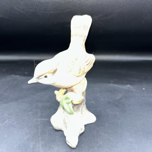 Ceramic wren figurine - ceramic,