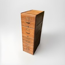 1 - Vintage Oak Filing Cabinet